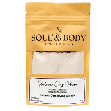 Pure Bentonite Clay 50g | Natural Face Mask for Acne & Oily Skin
