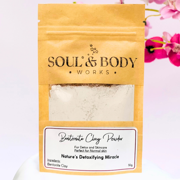 Pure Bentonite Clay 50g | Natural Face Mask for Acne & Oily Skin