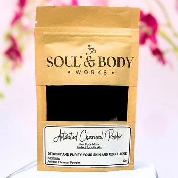 Activated Charcoal Powder 50g | Natural Detox Mask for Oily & Acne-Prone Skin