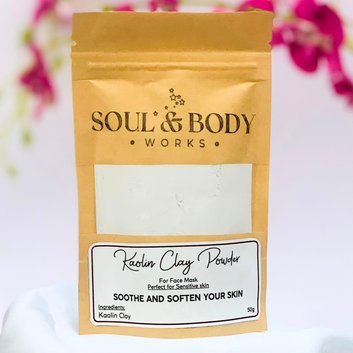 Kaolin Clay 50g | Gentle Natural Face Mask for Sensitive Skin